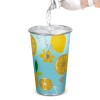 Colour Changing Metal Cups Transformation